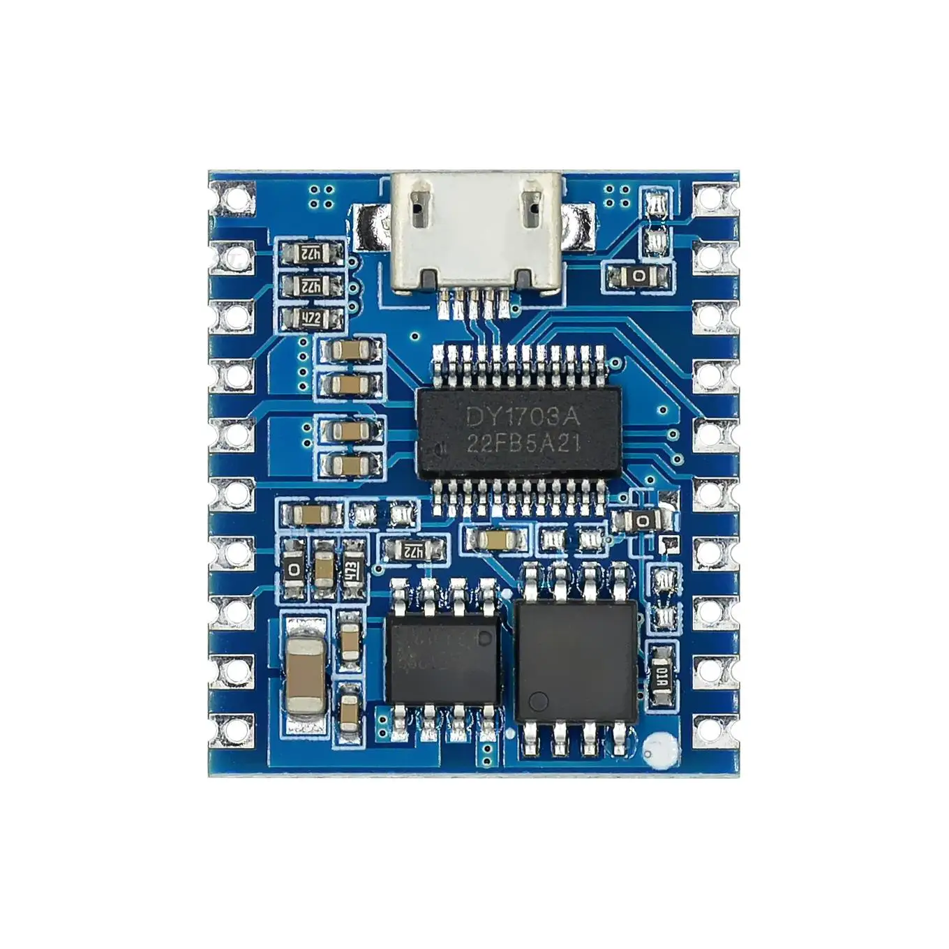 Módulo de reproducción de voz DY-SV19R Módulo de voz MP3 Decodificación WAV 32 bits IO Trigger Control UART Almacenamiento Audio USB Descarga Flash