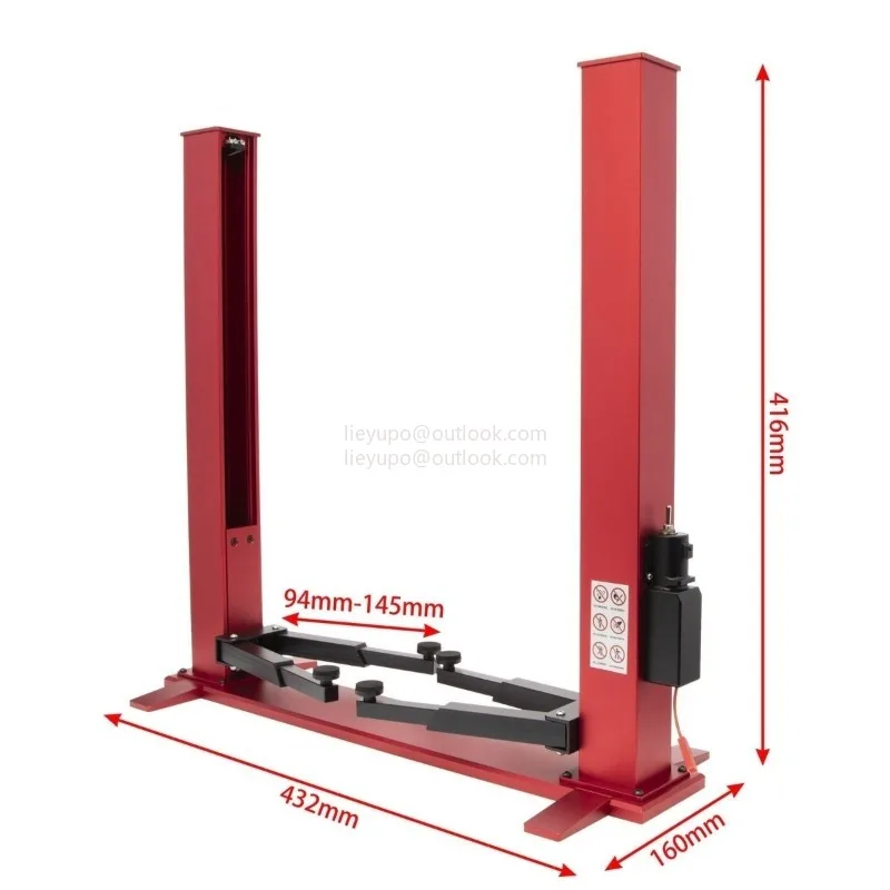 1/10 1/8 Scale RC Car Two-Post Lift Garage Scenes Automatic Lift Dual Motor Gantry for Garage Series