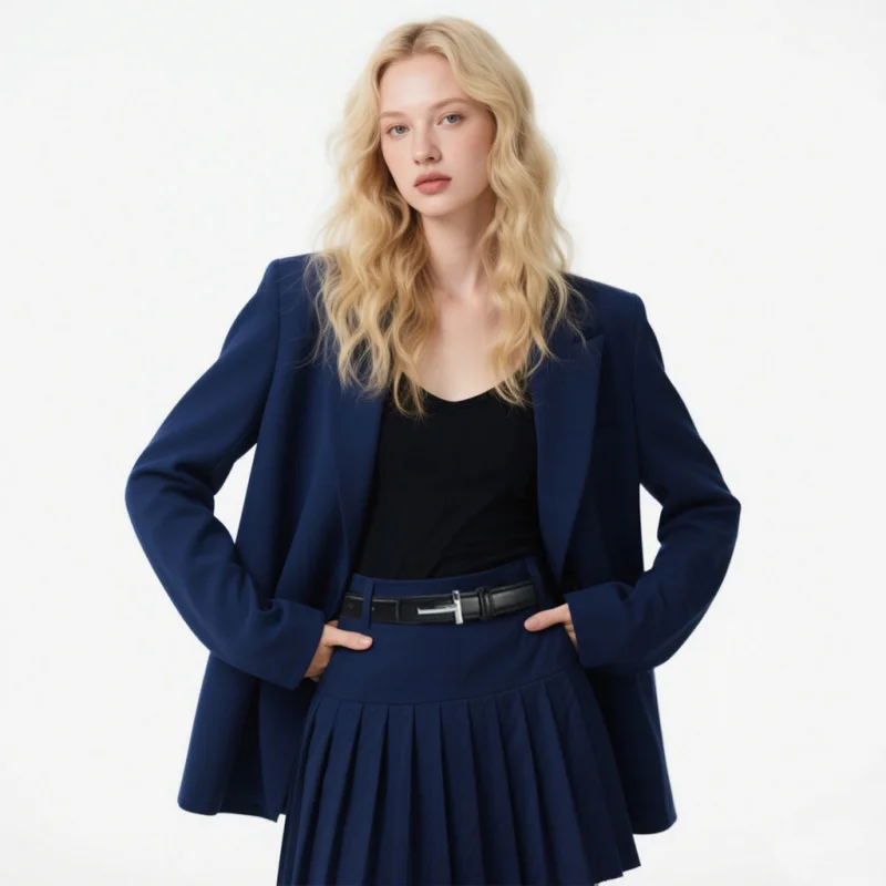 2025 حزام جلدي نسائي الكل في واحد من الدنيم بأسلوب شخصي ديكوري حزام خصر من سبيكة للنساء