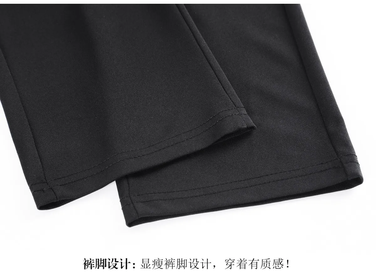Candy Color Korean Stretch Pants Slim High Waist Straight Pants Women Trouser Patchwork Pocket Casual Thin Classic Pantalones