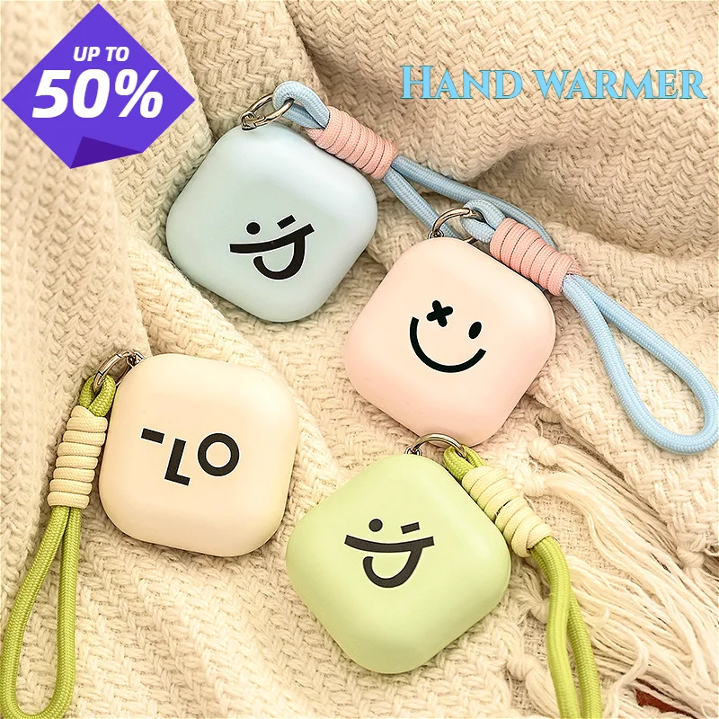 2025 Hand Warmer Portable Mini USB Charging Rechargeable Cute Girl Electric Hand Warmers for Christmas Gifts Winter