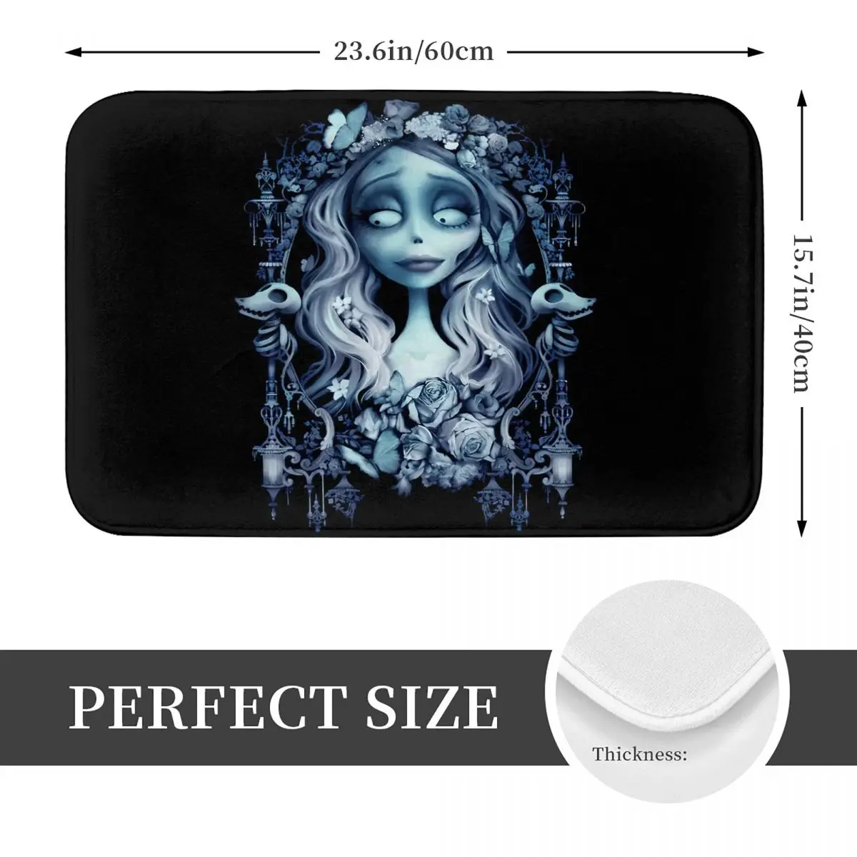 Horror C-Corpse-S B-Bride-S Movie Anti-slip Doormat Floor Mat Durable Carpet Rug for Kitchen Entrance Home Bedroom Footpad Mats