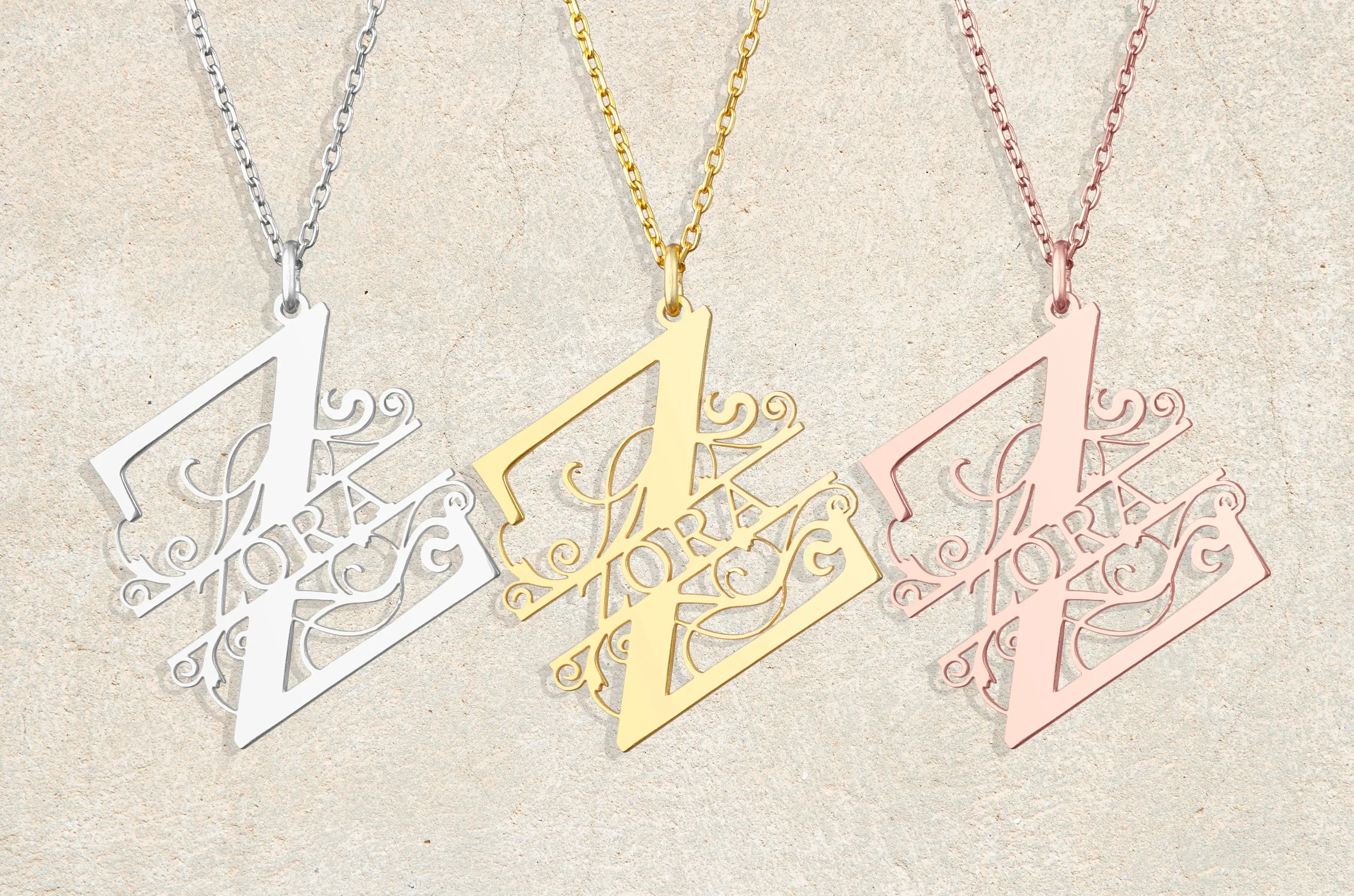 

Custom Name Necklace Personalized for Women Dainty Gold Silver Minimalist Initial Necklace Handmade Pendant Jewelry Gift for Her