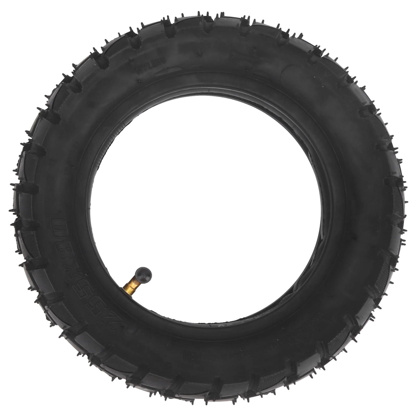 타이어 교체 10인치 전기 스쿠터 타이어(10x2.5인치 내부 튜브 포함) 팽창식 고무 타이어 교체 255x80 외부 튜브