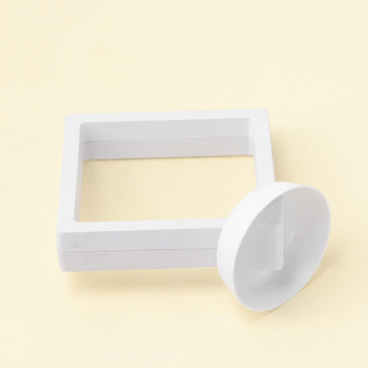 3Pcs Floating Transparent Display Jewelry Case Manicure Bracelet Rack 3D Floating Frame Nail Ring Pendant Show
