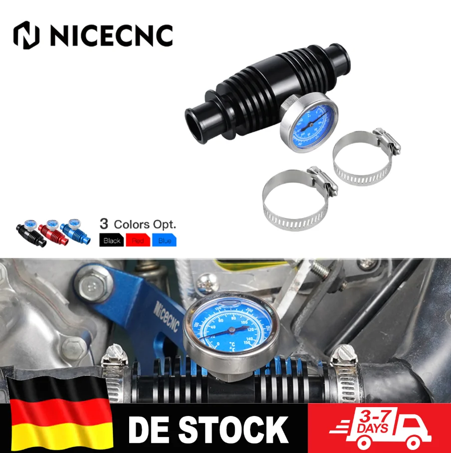NICECNC Kühler-Wassertemperaturanzeige Kühlmittel-Indikator für ATV Yamaha Raptor 700 Blaster 200 Banshee 350 Honda TRX 450R Suzuki
