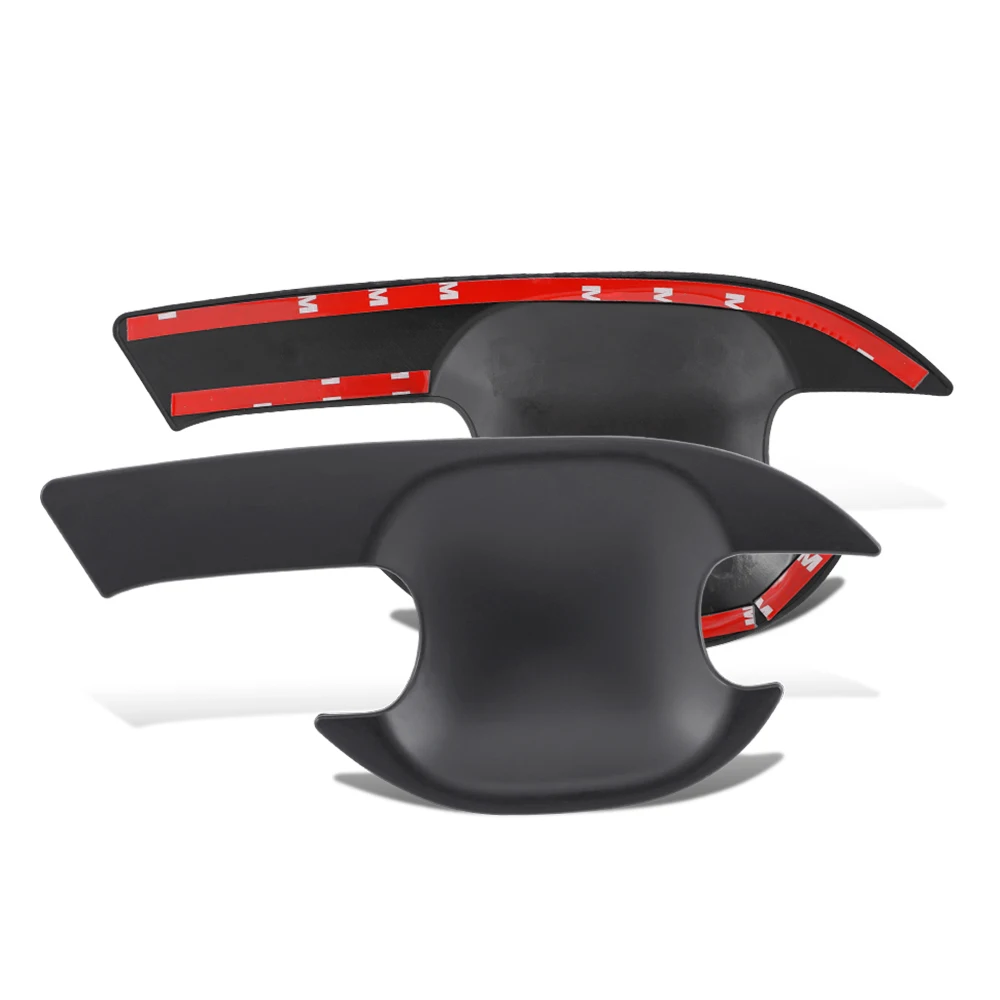 ماتي الأسود مقبض الباب حامي غطاء مقبض الباب لفورد رينجر 2012-2022 PX3 XLT T6 T7 T8 Wildtrak XLS Sport XLT XL Limited