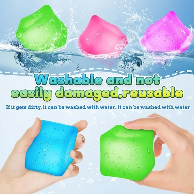 Ijsblokje Squishy Tieners Zintuiglijke Stressballen voor Kinderen Ijsblokje en Stress Kubus voor Angst Stress Relief Squishy Fidget Speelgoed