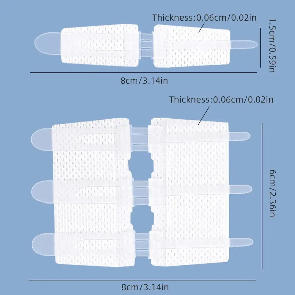 Emergency Laceration Closures Band Zipper Painless Wound Closure Device Suture-free Wound Dressing Closure Strips First Aid Kit