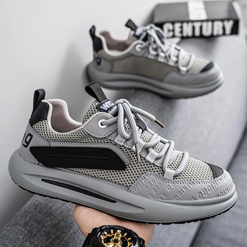 

Повседневные кроссовки Smmmer Mesh Вентилируемая обувь для мужчин Лоферы для спорта и отдыха Мужские кроссовки Износостойкая нескользящая ткань