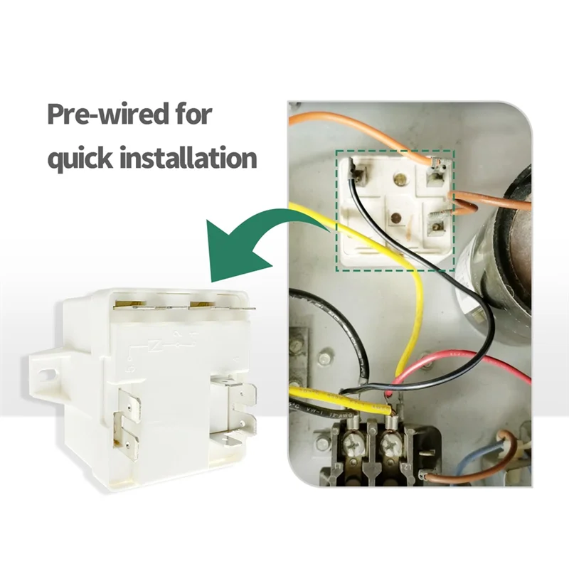 GROCE-Relay Compatible Withleer 35A Potential Relay Forrefrigeration Universal Manufacturer Relay Starter Relay
