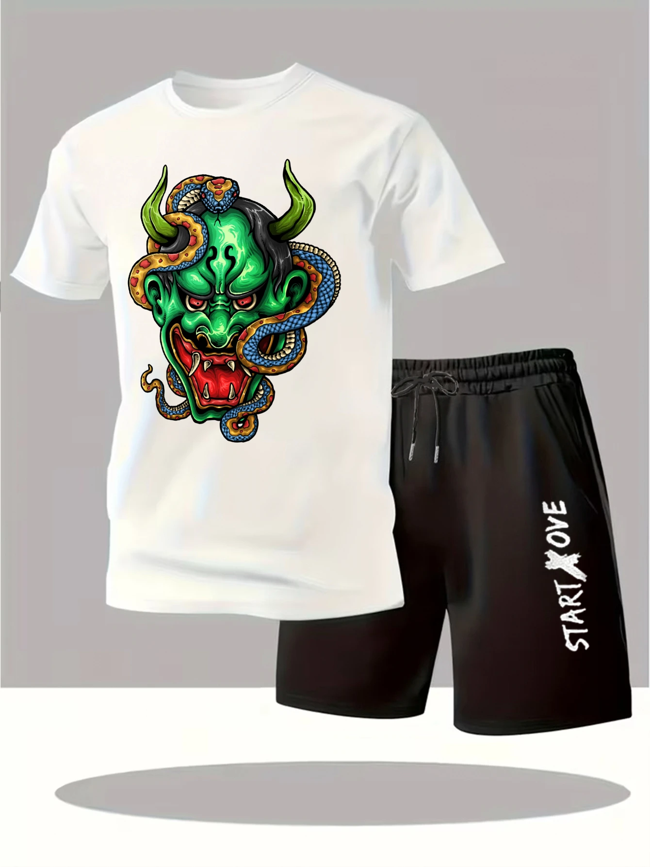 

Мужские комплекты 2025: Новинка! Модные комплекты с коротким рукавом для мужчин. Элитная мужская одежда с принтом. Мужские костюмы. Комплект одежды. Спортивный костюм. Графический дизайн.