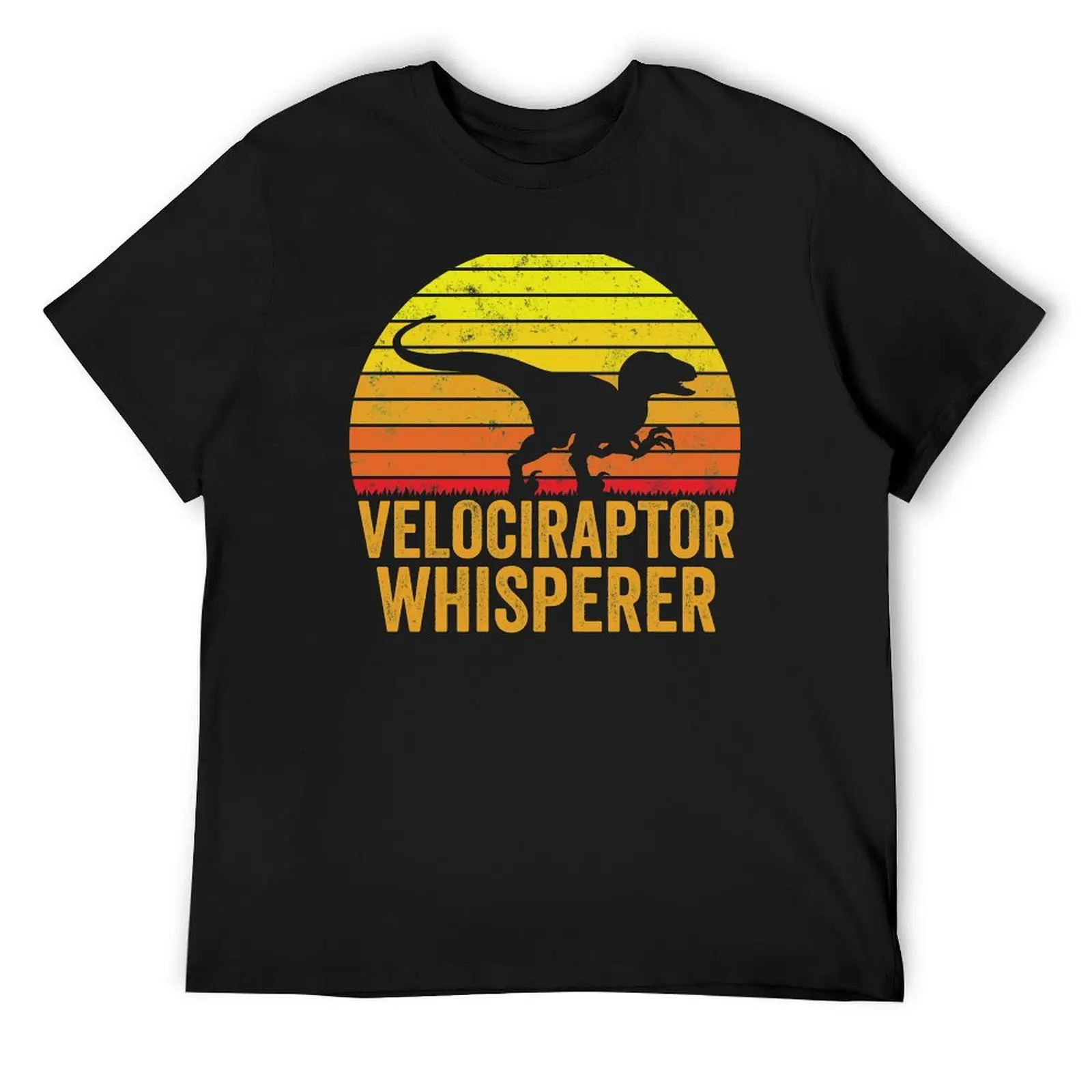 Velociraptor Whisperer Dinosaur Vintage Retro T-Shirt sports fans shirts graphic designer t shirt men