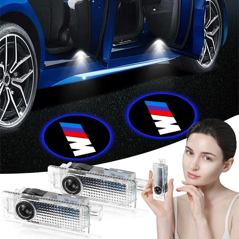 

Car Door Projector LED Lamps 3D Welcome Shadow Lights For BMW F10 F20 F30 E84 F34 F01 F02 F31 E70 E87 E90 E30 E34 E36 E39 E46