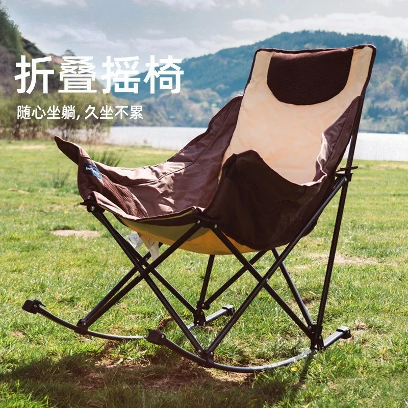 Leisure outdoor folding chair, mountain camping director chair, portable storage campin