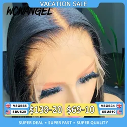 SKINLIKE Real HD Lace Front Perruques Court Bob Perruques Coupe Émoussée Perruques 13x4 HD Dentelle Frontale Perruques de Cheveux Humains Pré Cueillie Sans Colle Remy