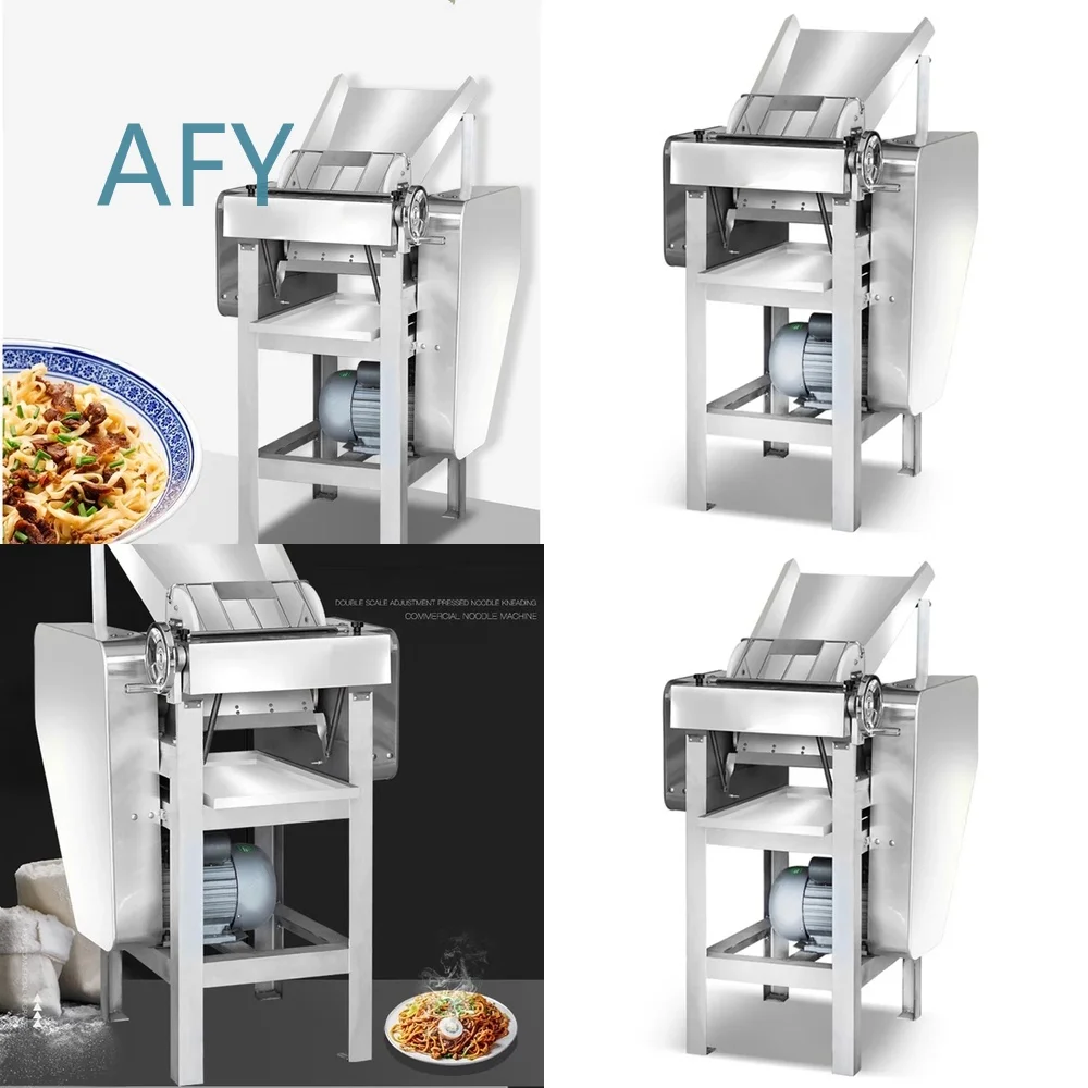 Silent High-Speed Noodle Maker for Home Kitchen Use Fully Automatic Dough Roller for Bread Steamed Bun Making Stainless Steel