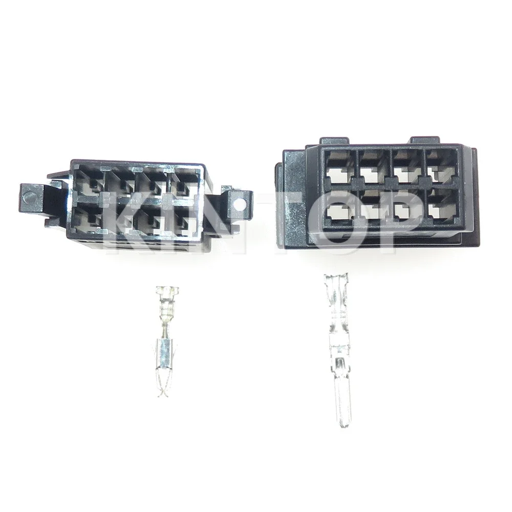 1 conjunto de montagem CA de conector não selado de carro de 8 pinos para VW 191972734 191972724   Soquete de encaixe fêmea masculino automático com fios