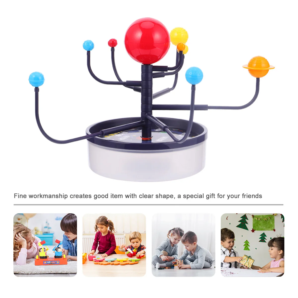 Eight Planets Science Teaching Planetary Toy Model Aircraft DIY Educational Toys Material for Kids Student Crafts