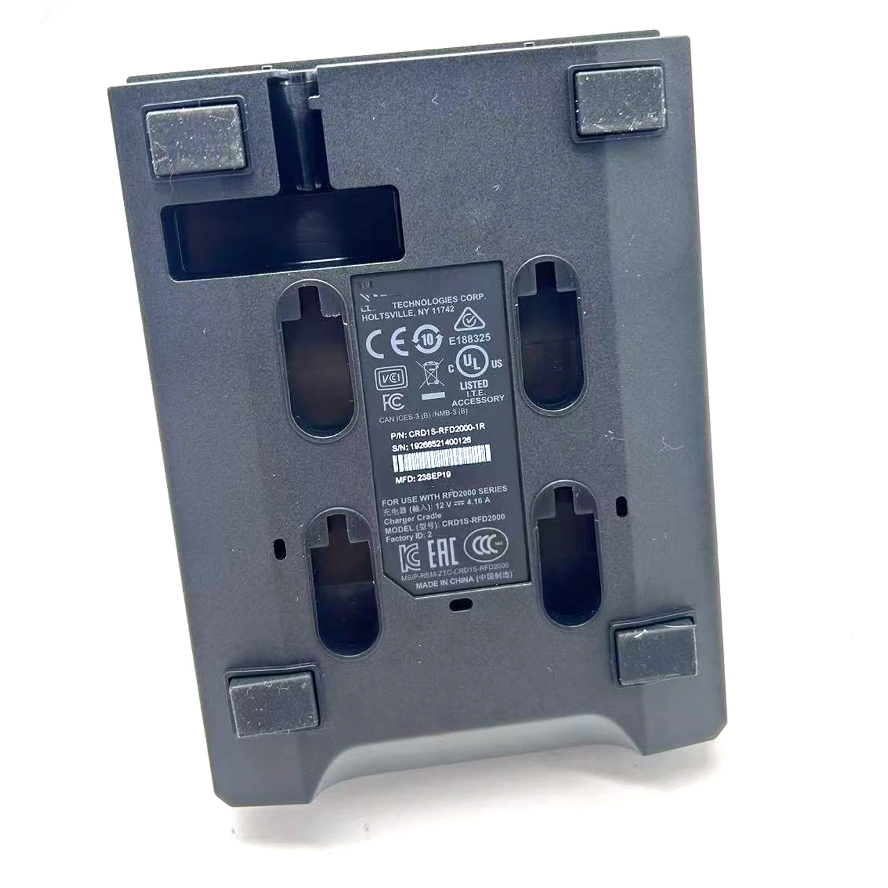 New 1-Slot Charging Cradle for Zebra RFD2000 and/or TC20