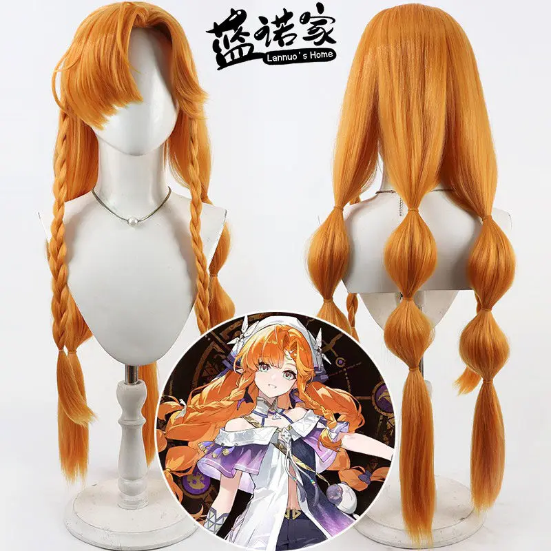 

Anime Wuthering Waves Sigrika Cosplay Wig Halloween Carnival Party Props Synthetic Hair Heat Resistant Fiber + Wig Cap