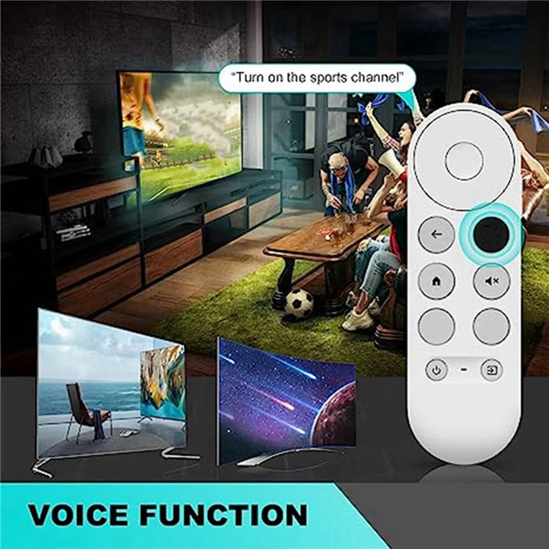 【Venta caliente】4X reemplazo G9N9N voz Bluetooth IR Control remoto para Google TV Google para Chromecast 2020 W3JD