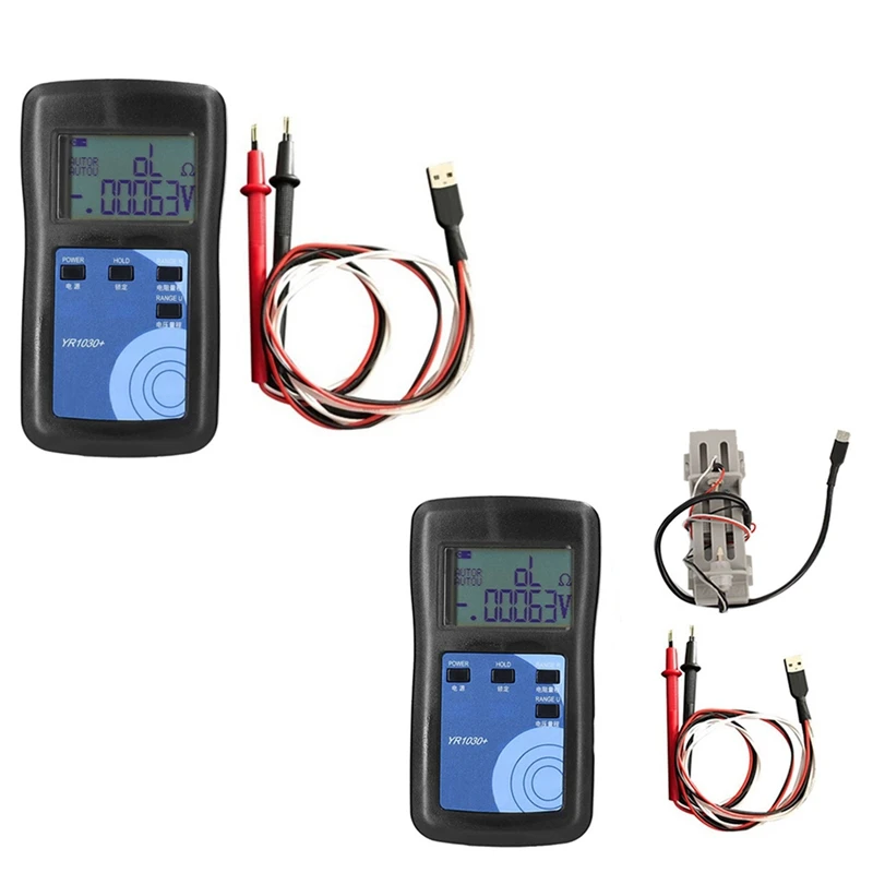 YR1030+ High Accuracy Lithium Battery Internal Resistance Test Instrument True 4-Wire Battery Resistance Tester