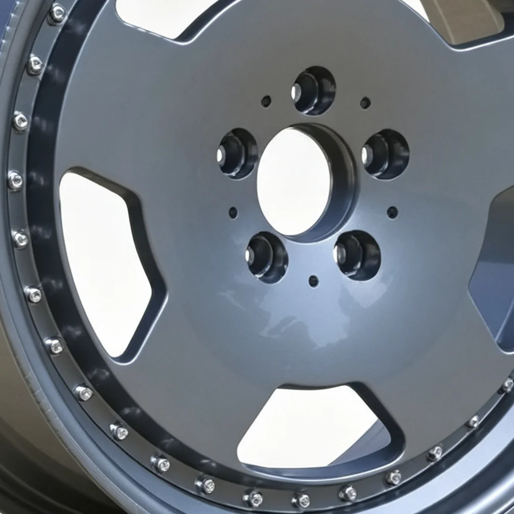 Passenger Car Alloy Wheels Silver Deep Dish 18x9 ET35 5x112 Metro Style Custom Wheel Rim In Stock Offer