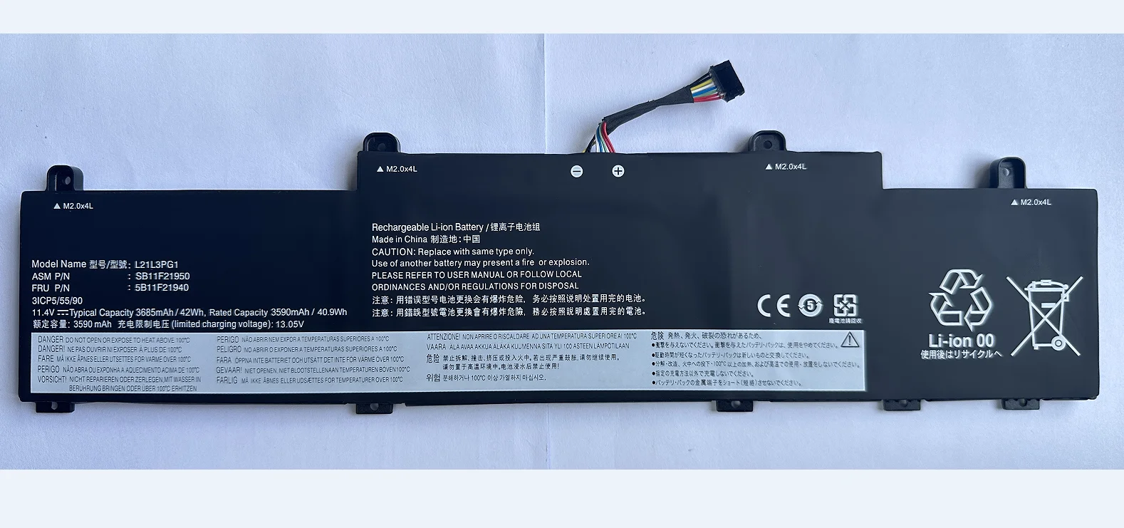 L21L3PG1  L21M3PG1  L21C3PG1  Battery for Thinkpad L14 L15 3rd Gen 2022
