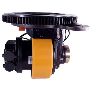 Large 250mm Diameter High-Rebound PU AGV Steering Wheel 1000Kg/1500Kg Load Capacity 48v Industrial Drive Wheel For Heavy