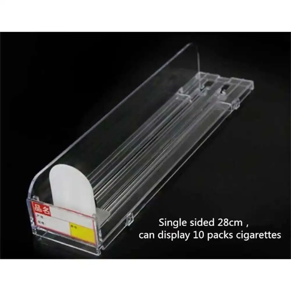 

10pcs/lot Plastic Shelf Automatic Refill Pushing Pusher Supermarket Rack Cigarettes Products Unibody Double side or Single side