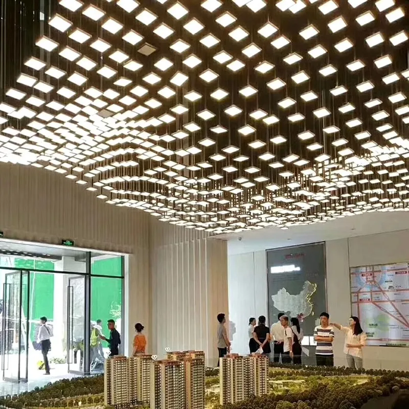 Engineering Lights Modern Simple Catering Decoration Hotel Ballroom Lobby Lights