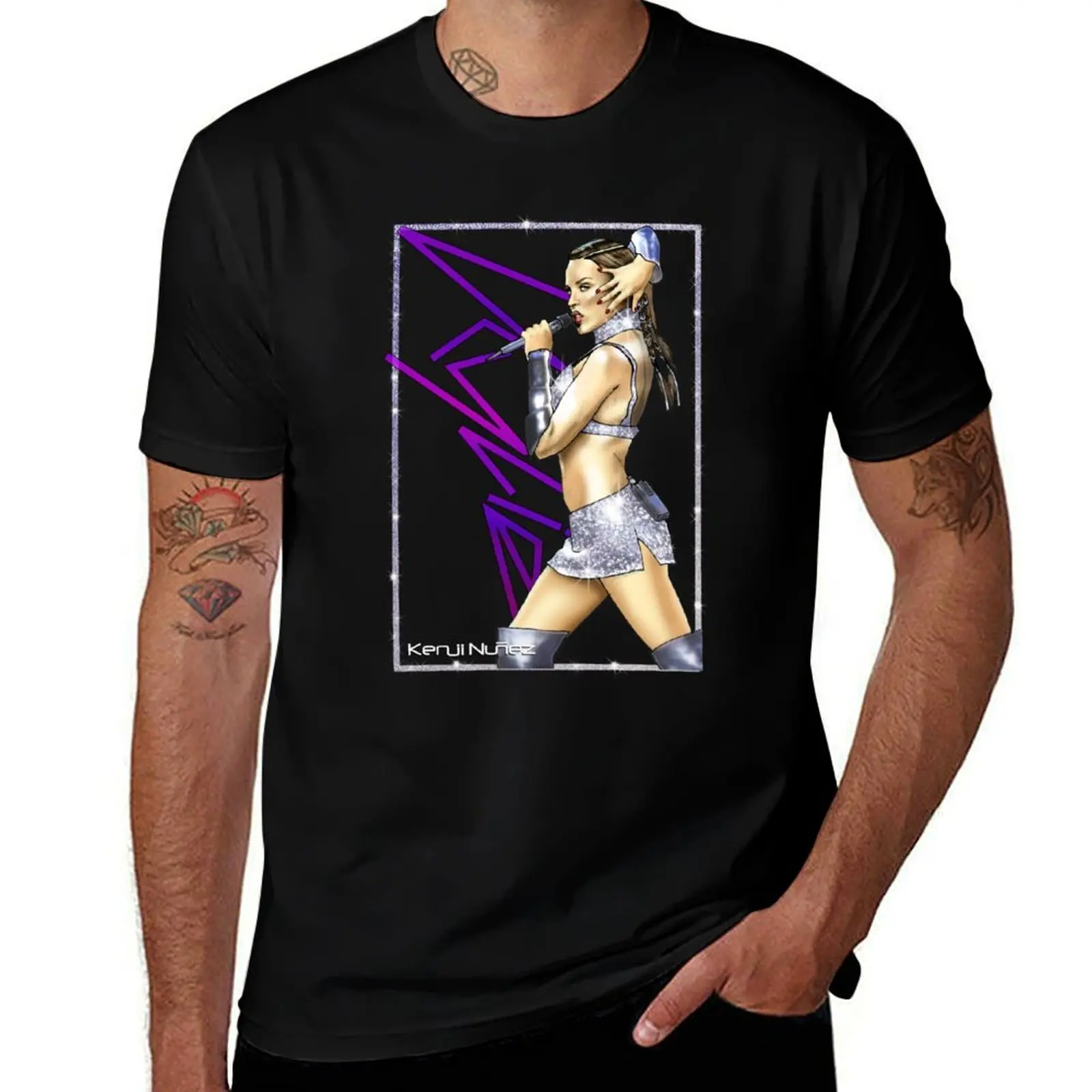 

Kylie Minogue Silvanemesis T-Shirt Halloween Casual T-Shirt