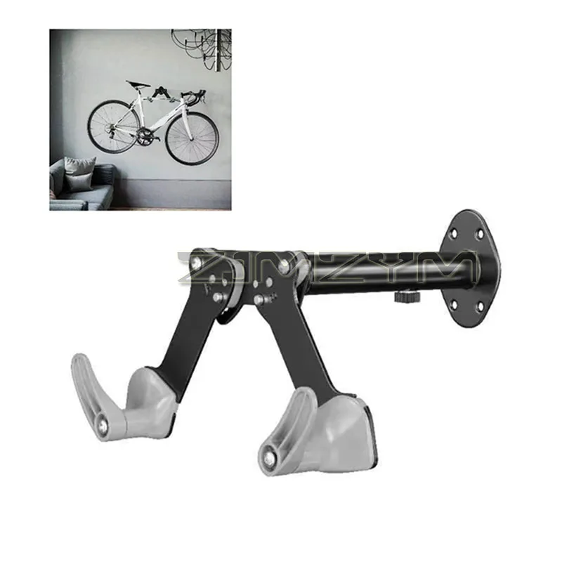 Bike Wall Mount Rack Horizontal MTB Road Bicycle Rack Wall Hanger Hooks Holder Bicycle Repair Stand For Garage Indoor Bike