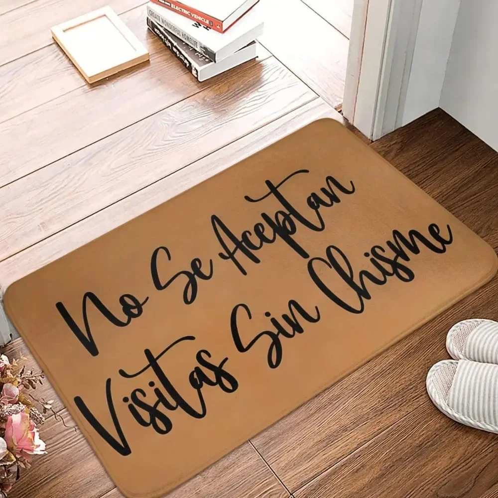 

No Se Aceptan Visitas Sin Chisme Foot Mat for Shower Home Decor Quick Drying Bathroom Carpet Waterproof Toilet Mat