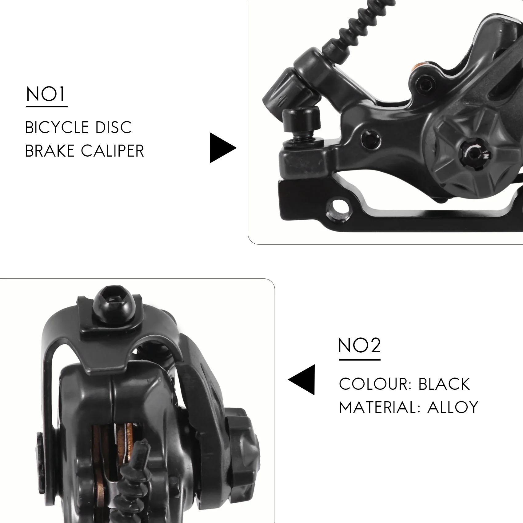 

Комплект механических дисковых тормозов для горного велосипеда XC MTB: передний и задний суппорты с двойным поршнем