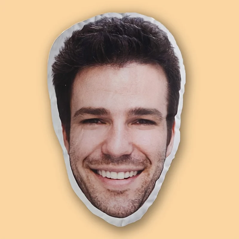 

1 customized giant photo pillow, personalized pet plush cushion, unique double-sided printing, essential for living room