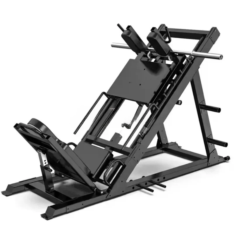 Bidirectional Leg Hip Muscle Incline Pedal Machine Muscle Core Training Plate Load Leg Press Machine Hack Squat Home Gym Fitness
