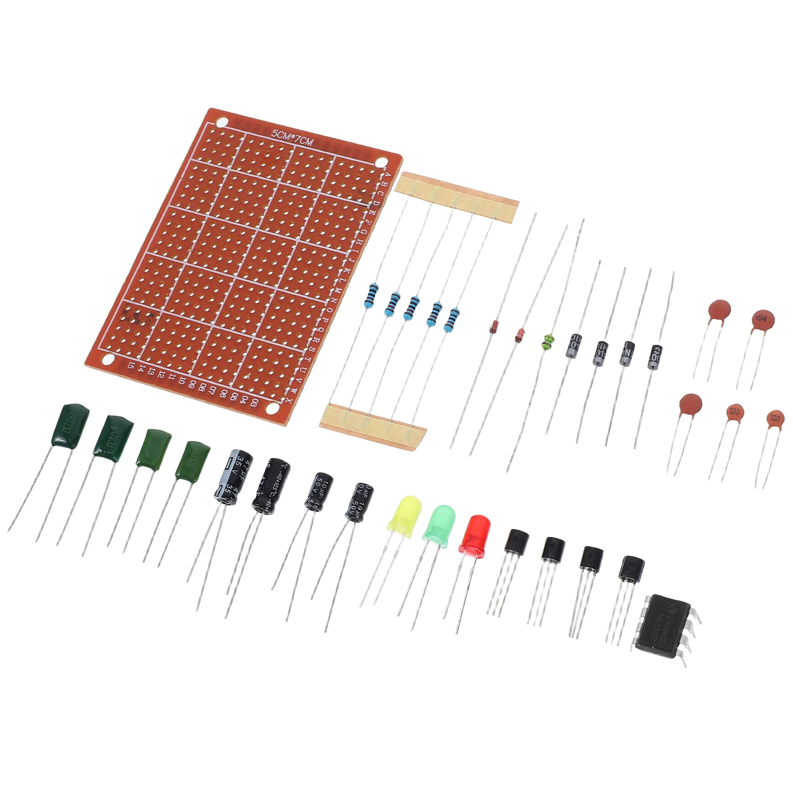 1 conjunto 1 conjunto de prática para iniciantes com placa de treinamento kit aprendizagem soldagem estação ferro solda habilidade elétrica kit ensino