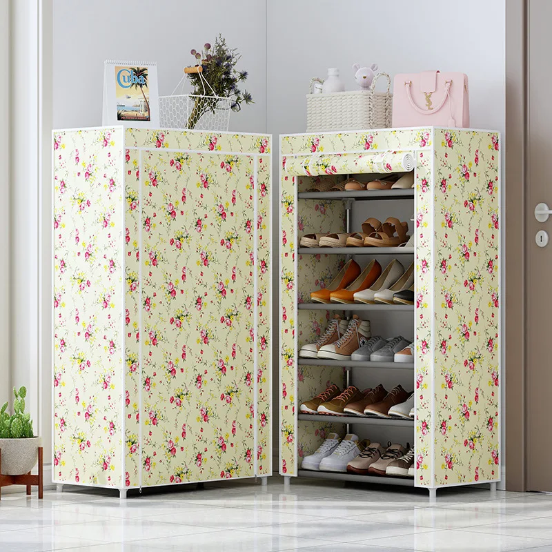 

Simple Shoe Rack Multi-layer Dust-proof Assembled Cloth Shoe Cabinet Household Dormitory Student Shoe Rack Storage Cabinet