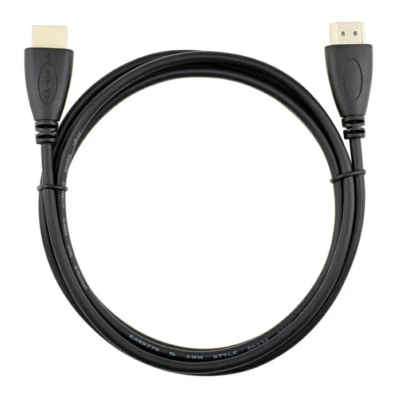 Cable compatible con HDMI de alta velocidad con Ethernet, compatible con 1080p 3D y retorno de Audio, 0,3 m 1m 1,5 m 2m 3m 5m