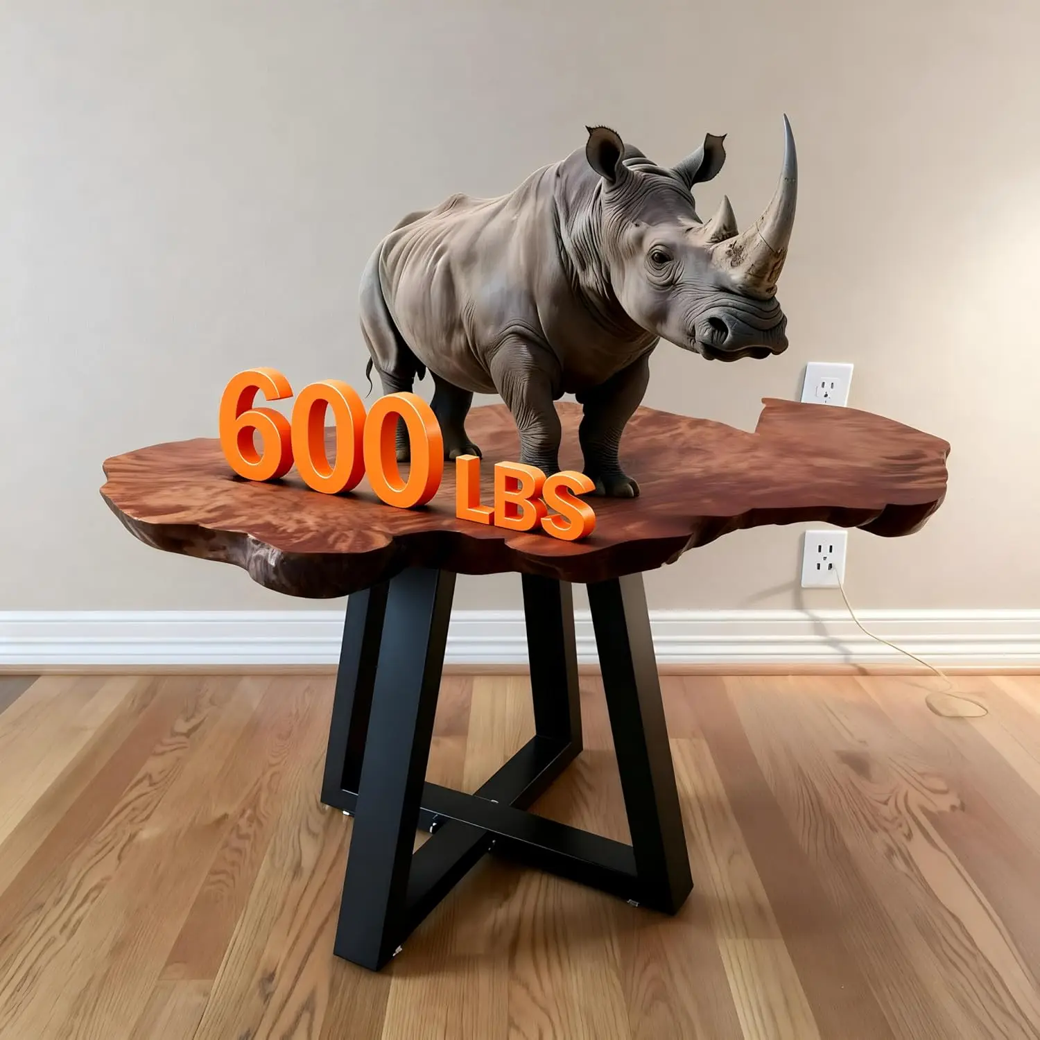 18 Inch Coffee Table Legs, Metal End Table Base 600lbs with Suction Cups & Pre-Drilled Holes, Fits Glass Granite Wood Tops for End Table, Coffee Table Perfect for the Living Room, Patio, Bedroom