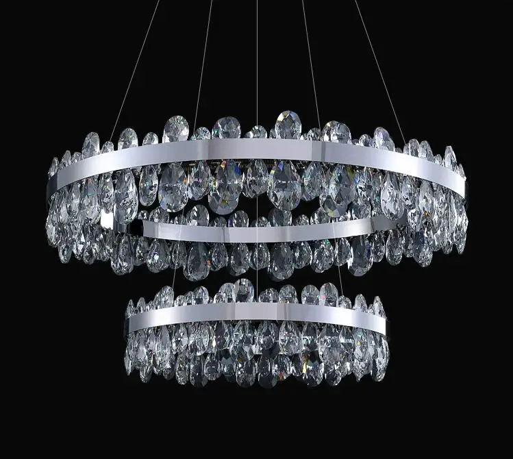 Imagem -03 - Modern Lustre Crystal Chandelier Iluminação para Sala e Quarto Luxury Hotel Luz Decorativa Ilha Light Fixture