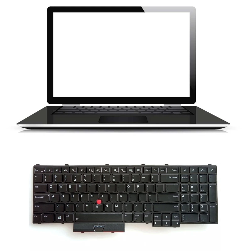 

Original US Layout English Keyboard with Backlit for thinkpad P50 P70 P51 P71 Laptop, Black Keyboard Accesories 3XUE