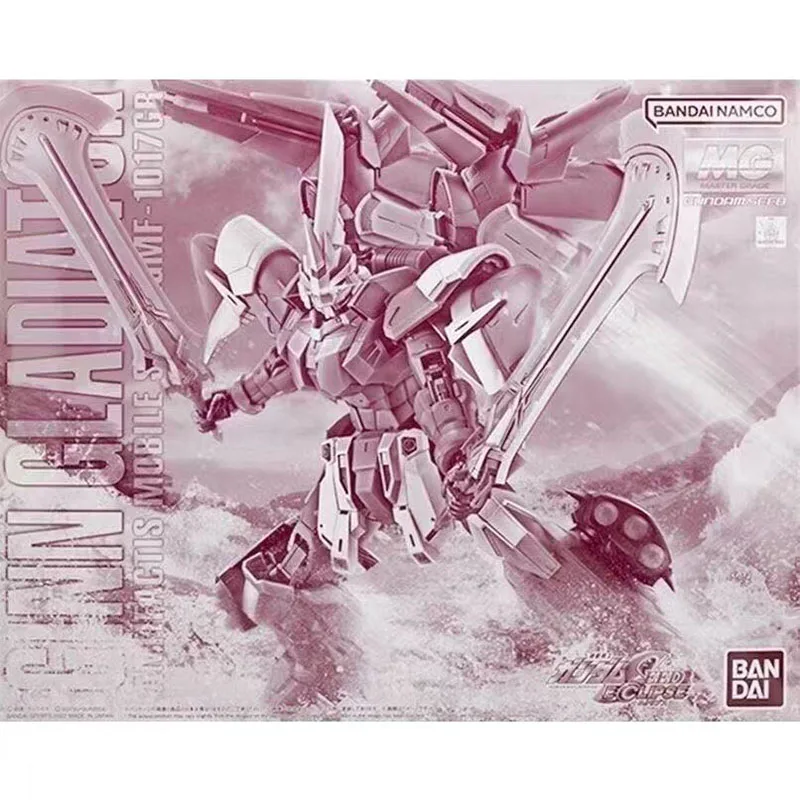 Bandai Original MG GINN GLADIATOR 1/100 Anime figura de acción modelo de ensamblaje juguetes coleccionables adornos regalos para niños