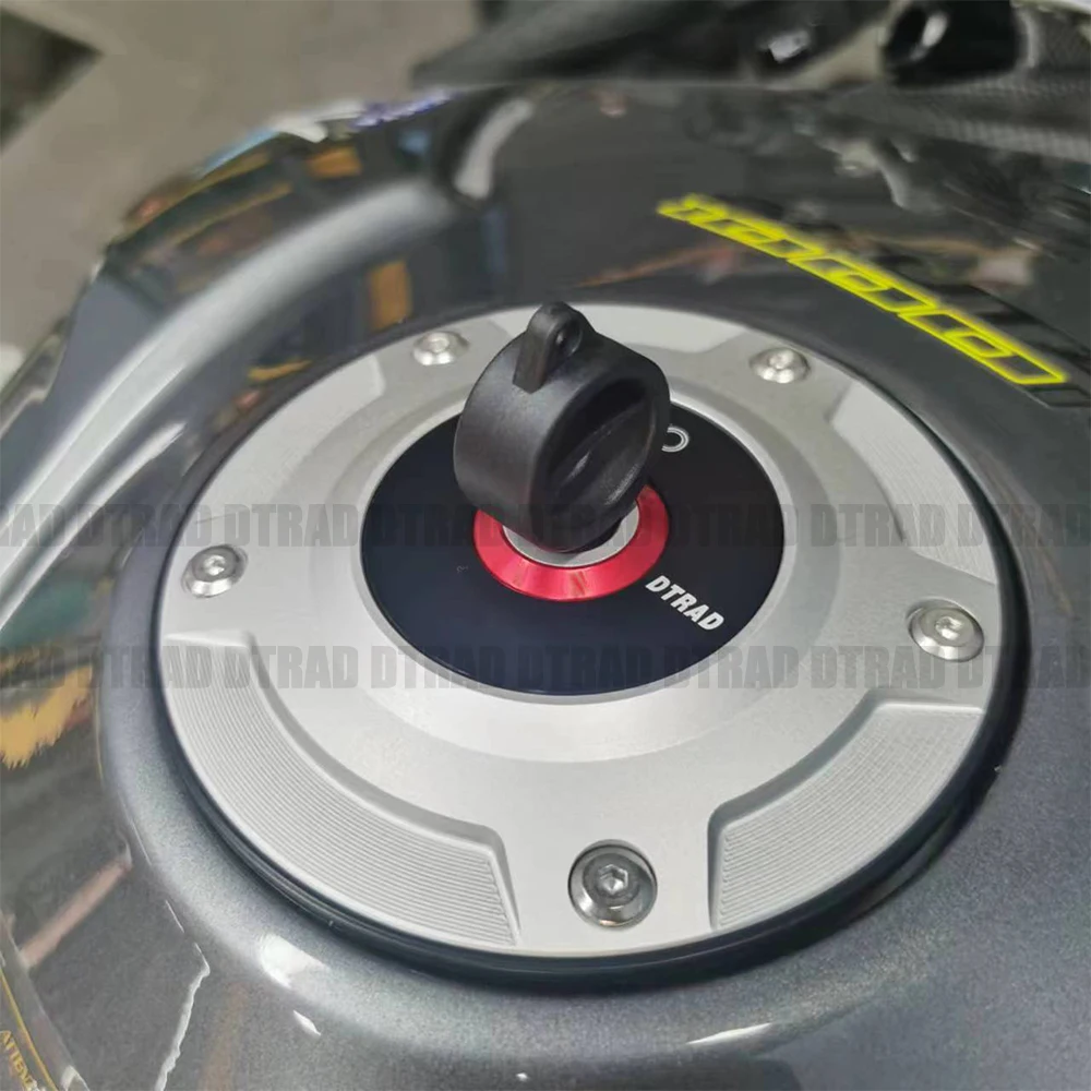 For Aprilia Tuono V4 / RSV4 1100 RR Factory 2015-2021 Accessories Motorcycle CNC Fuel Tank Cap Cover Key Anti Theft Protection