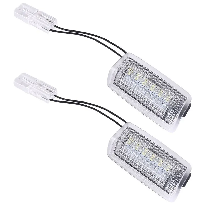 

Светодиодные лампочки для дверей (2 шт.) для Toyota Land Cruiser 200 Series, 150 Series, Prado MK4 J150, Lexus ES240, IS250, белые, 2 шт.