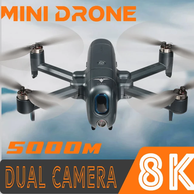 Dron profesional X1 8K con camara Avion de control remoto de cuatro ejes portatil GPS mini dron automatico para evitar obstaculos AliExpress