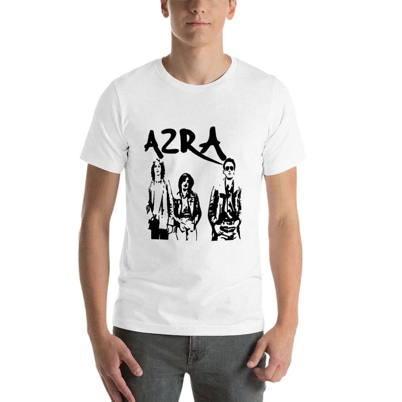 Azra Balcanes música exyu bosna hrvatska srbija cro camiseta hombres 100% algodón marca de lujo camiseta
