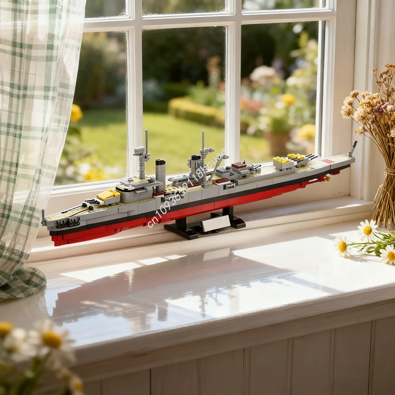 

1019 шт. MOC K Nigsberg Class Light Cruiser Iconsed модель здания Рождественский подарок блоки архитектура сборка DIY идея игрушки для детей